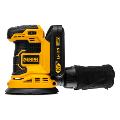 Машина шлифовальная эксцентриковая аккумуляторная COS-125, 18В Li-Ion Denzel по ценам производителя в Воронеже с доставкой по всей России