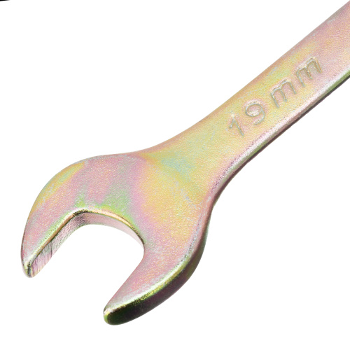 Ключ комбинированный, 19 мм, желтый цинк Сибртех по ценам производителя в Воронеже с доставкой по всей России