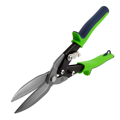 Ножницы по металлу, удлиненные, 285 мм, пряморежущие, двухкомпонентные обрезиненные рукоятки Сибртех по ценам производителя в Воронеже с доставкой по всей России