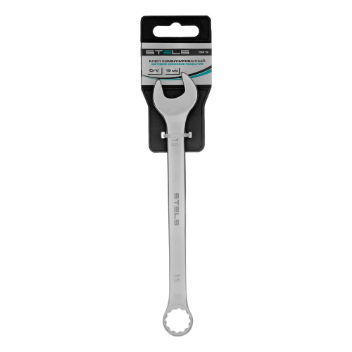 Ключ комбинированный, 15 мм, CrV, матовый хром Stels по ценам производителя в Воронеже с доставкой по всей России