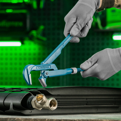 Ключ трубный рычажный №1, 1", литой, тип "L" Сибртех по ценам производителя в Воронеже с доставкой по всей России