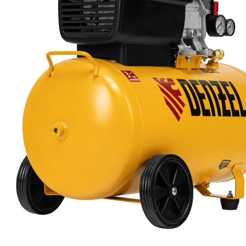 Компрессор воздушный, прямой привод DC1500/50, 1.5 кВт, 50 литров, 220 л/мин Denzel по ценам производителя в Воронеже с доставкой по всей России