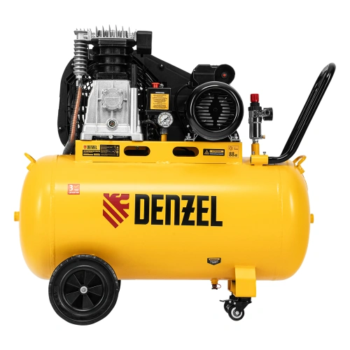 Компрессор воздушный рем. привод BCI 2200/100, 2,2 кВт, 100 литров, 420 л/мин Denzel по ценам производителя в Воронеже с доставкой по всей России