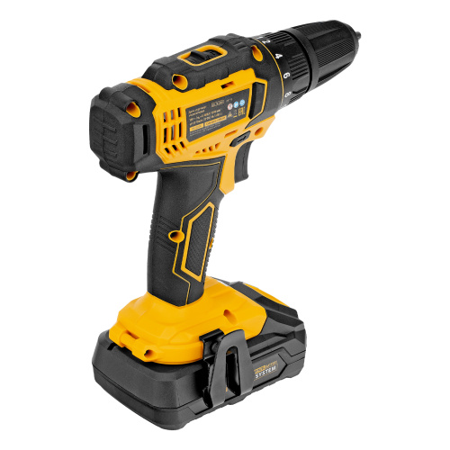 Дрель-шуруповерт аккумуляторная CDL-18-02BM, Li-Ion, 18 В, 2 аккумулятор Denzel по ценам производителя в Воронеже с доставкой по всей России