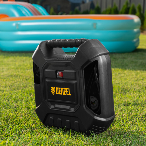 Компрессор воздушный DL1100 1.1 кВт, 180 л/мин, с набором аксессуаров Denzel по ценам производителя в Воронеже с доставкой по всей России