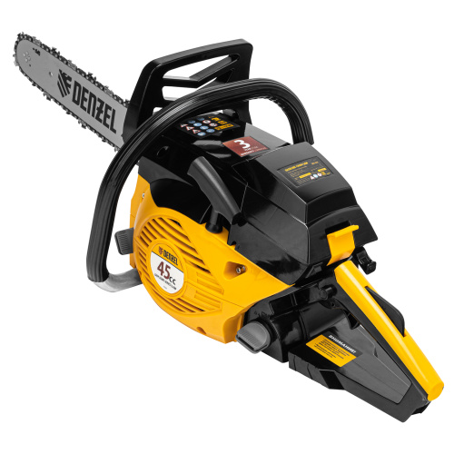 Пила цепная бензиновая DGS-4516, шина 40 см, 45 см3, 3 л.с, шаг 3/8, паз 1.3 мм, 57 звеньев Denzel по ценам производителя в Воронеже с доставкой по всей России