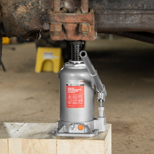 Домкрат гидравлический бутылочный, 20 т, h подъема 244-449 мм Matrix по ценам производителя в Воронеже с доставкой по всей России