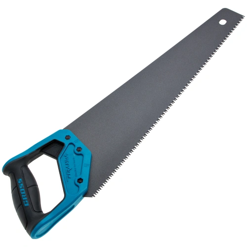 Ножовка по дереву "PIRANHA", 450 мм, 7 TPI, 3D-зуб, тефлоновое покрытие полотна, двухкомпонентная рукоятка Gross по ценам производителя в Воронеже с доставкой по всей России