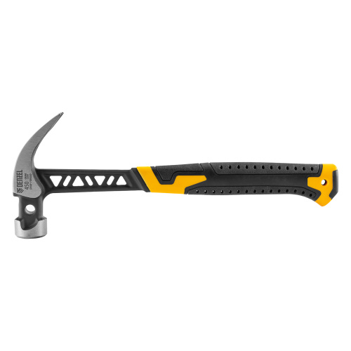 Молоток-гвоздодер 450 г, цельнокованый,боек с магнитом, двухкомп. обрезин. рук-ка Denzel по ценам производителя в Воронеже с доставкой по всей России