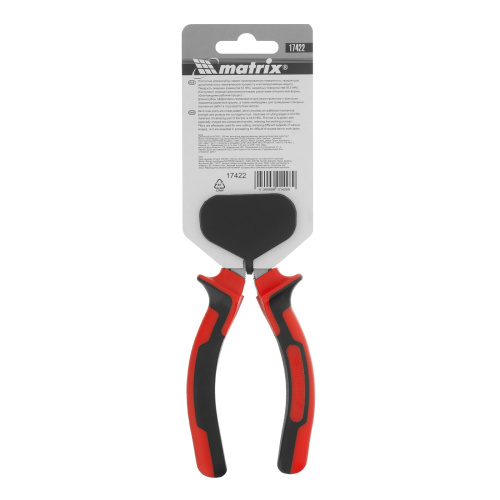 Длинногубцы изогнутые Nickel, 180 мм, никелированные, двухкомпонентные рукоятки Matrix по ценам производителя в Воронеже с доставкой по всей России