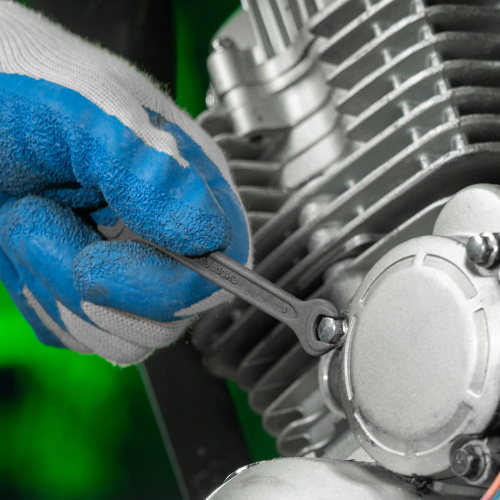 Набор ключей рожковых, 6 - 24 мм, 8 шт., CrV, фосфатированные Сибртех по ценам производителя в Воронеже с доставкой по всей России