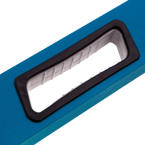 Уровень алюминиевый, 1000 мм, усиленный с ударопрочными заглушками, рукоятки, 3 глазка Gross по ценам производителя в Воронеже с доставкой по всей России