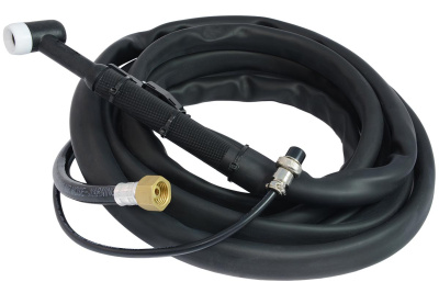 Горелка сварочная TIG  с газовым охлаждением WP-17 (2-pin, 4м) / Torch for TIG welding по ценам производителя в Воронеже с доставкой по всей России