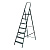 Стремянка 7 ступеней, компактная, стальная Сибртех по ценам производителя в Воронеже с доставкой по всей России