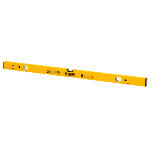 Уровень алюминиевый, 1000 мм, фрезерованный, 3 глазка Denzel по ценам производителя в Воронеже с доставкой по всей России