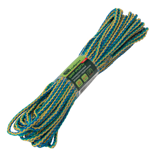 Шнур вязаный полипропиленовый с серд."Радуга", 4 мм, L 20 м, Сибртех по ценам производителя в Воронеже с доставкой по всей России