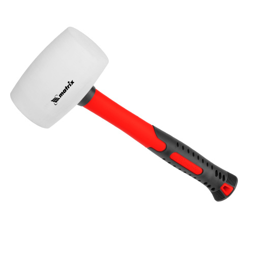 Киянка резиновая, 450 г, белая резина, фибергласовая рукоятка Matrix по ценам производителя в Воронеже с доставкой по всей России