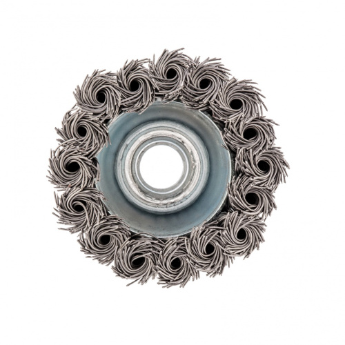 Щетка для УШМ, 65 мм, М14, "чашка", крученая проволока 0.5 мм Сибртех купить в Москве с доставкой по всей России | ProtosMarket.ru