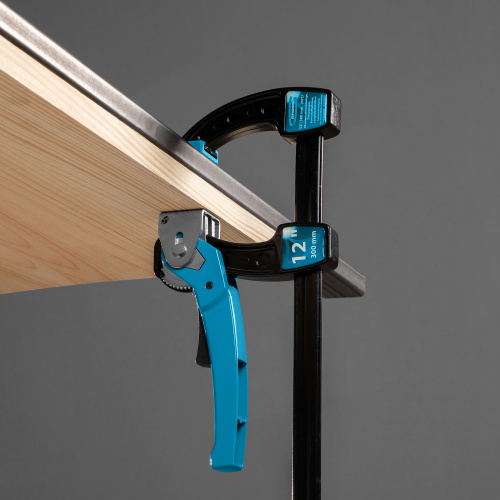 Струбцина реечная быстрозажимная 12, металлический корпус, рычажный храповой механизм, 300 мм Gross по ценам производителя в Воронеже с доставкой по всей России