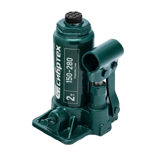 Домкрат гидравлический бутылочный, 2 т, 150-280 мм, в пласт. кейсе Сибртех по ценам производителя в Воронеже с доставкой по всей России