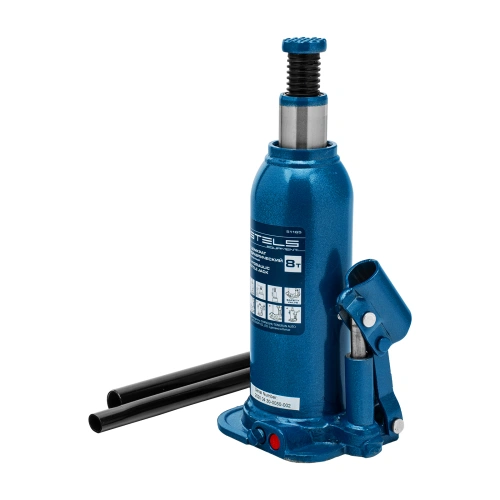 Домкрат гидравлический бутылочный, 8 т, h подъема 222-447 мм Stels по ценам производителя в Воронеже с доставкой по всей России