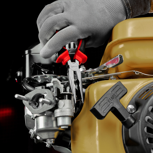 Длинногубцы прямые, 180 мм, хром-ванадий, двухкомпонентные рукоятки Matrix по ценам производителя в Воронеже с доставкой по всей России