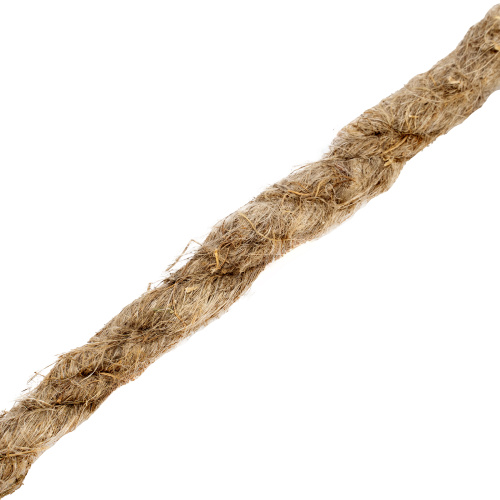 Веревка льнопеньковая, D 10 мм, L 6 м, крученая Сибртех по ценам производителя в Воронеже с доставкой по всей России