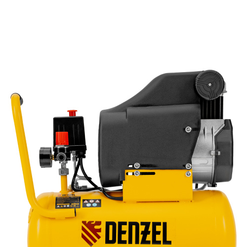 Компрессор воздушный DLC1300/24 безмасляный 1.3 кВт, 24 литра, 206 л/мин Denzel по ценам производителя в Воронеже с доставкой по всей России