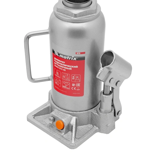 Домкрат гидравлический бутылочный, 12 т, h подъема 230-465 мм Matrix по ценам производителя в Воронеже с доставкой по всей России