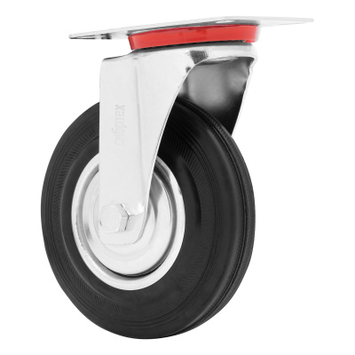 Колесо поворотное D 125 мм, крепление  платформенное Сибртех по ценам производителя в Воронеже с доставкой по всей России