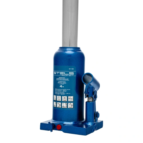 Домкрат гидравлический бутылочный телескопический, 4 т, h подъема 190-480 мм Stels по ценам производителя в Воронеже с доставкой по всей России