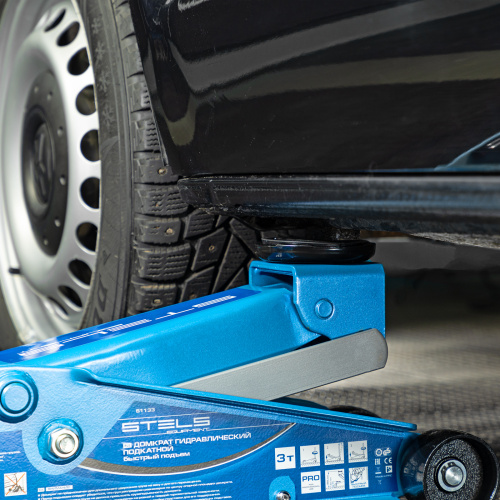 Домкрат гидравлический подкатной, быстрый подъем, 3 т, Quick, 130-465 мм, профессиональный Stels по ценам производителя в Воронеже с доставкой по всей России
