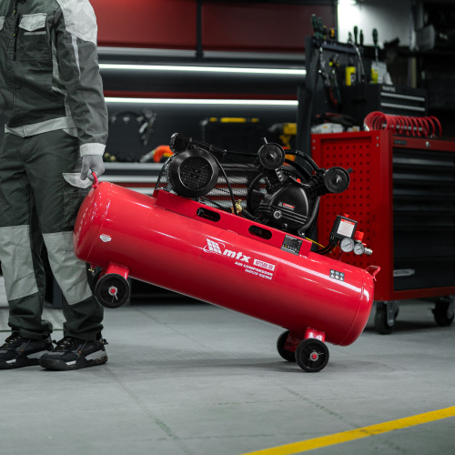 Компрессор воздушный ременный привод КР2500/80, 2,5 кВт, 80 литров, 420 л/мин МТХ по ценам производителя в Воронеже с доставкой по всей России