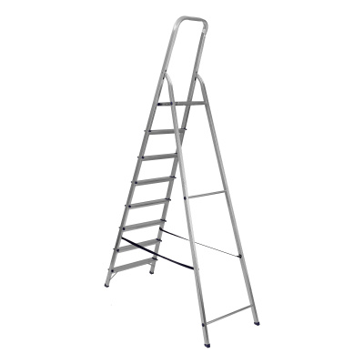 Стремянка, 8 ступеней, алюминиевая, Сибртех по ценам производителя в Воронеже с доставкой по всей России