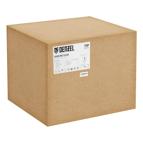 Мотоблок DPT-170S, 7 л.с., ремен.сцеп, фрез 3х4, ШОМ, передачи 2В/1Н Denzel по ценам производителя в Воронеже с доставкой по всей России