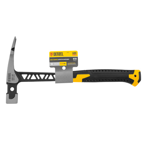 Молоток каменщика 680 г, цельнокованый, двухкомпонентная обрезиненная рукоятка Denzel по ценам производителя в Воронеже с доставкой по всей России