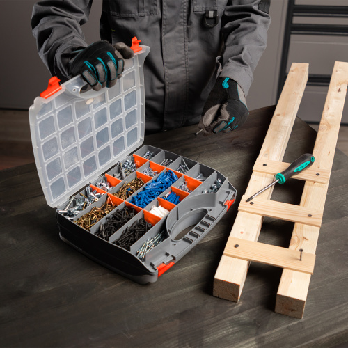 Органайзер двухсторонний 325 x 280 x 85 мм, пластик Stels по ценам производителя в Воронеже с доставкой по всей России