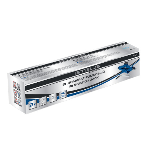 Ромбовый домкрат, 2 т, 110-390 мм Stels по ценам производителя в Воронеже с доставкой по всей России