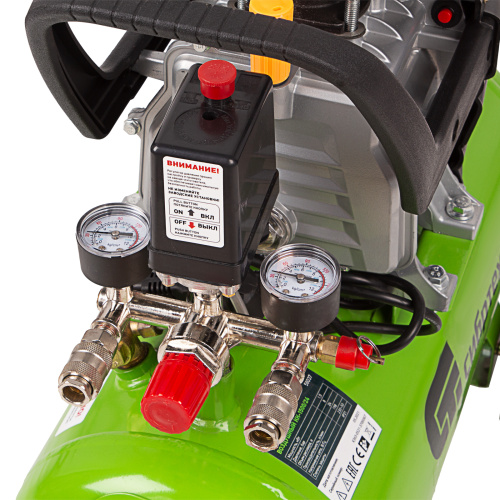 Компрессор воздушный КК-1500/24, 1.5 кВт, 198 л/мин, 24 л, прямой привод, масляный Сибртех по ценам производителя в Воронеже с доставкой по всей России