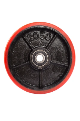 Колесо полиуретан 200х50 мм с подшипником для тележек гидравлических BF/WB/RHP/BFS по ценам производителя в Воронеже с доставкой по всей России