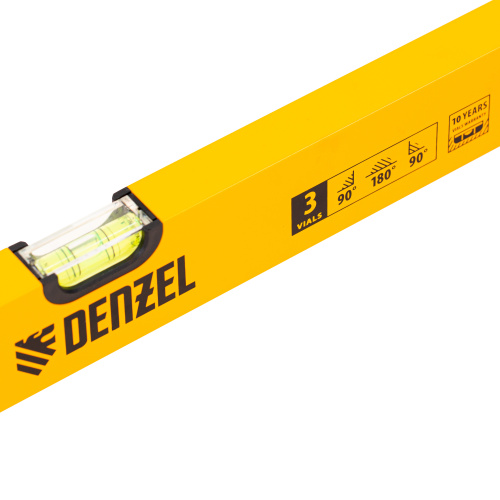 Уровень алюминиевый, 1200 мм, фрезерованный, 3 глазка Denzel по ценам производителя в Воронеже с доставкой по всей России