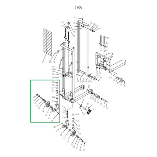 Колесная опора поворотная в сборе для TRV по ценам производителя в Воронеже с доставкой по всей России
