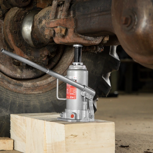 Домкрат гидравлический бутылочный, 12 т, высота подъема 230-465 мм Matrix по ценам производителя в Воронеже с доставкой по всей России