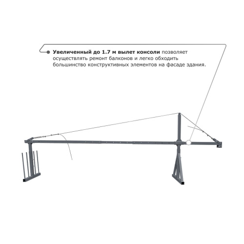 Строительная люлька ZLP-630 (длина троса 100 м) по ценам производителя в Воронеже с доставкой по всей России