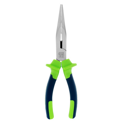 Длинногубцы прямые, 200 мм, двухкомпонентные рукоятки Сибртех по ценам производителя в Воронеже с доставкой по всей России