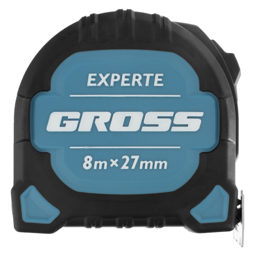 Рулетка Experte,8 м x 27 мм,двухкомпонентный корпус,магнит,двухсторонняя разметка,нейлон Gross по ценам производителя в Воронеже с доставкой по всей России