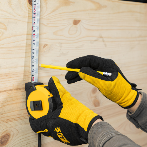 Рулетка 10м х 25мм, двухкомп. корпус, кнопка-пауза Denzel по ценам производителя в Воронеже с доставкой по всей России