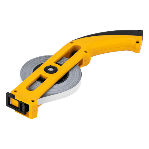 Рулетка геодезическая 30 м х 13 мм, открытый корпус, металлическая лента Denzel по ценам производителя в Воронеже с доставкой по всей России