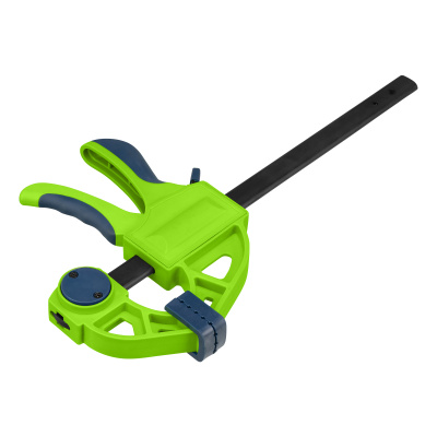 Струбцина F-образная, быстрозажимная, 150 х 70 х 360 мм, пластиковый корпус, фиксатор, двухкомпонентная рукоятка Сибртех по ценам производителя в Воронеже с доставкой по всей России