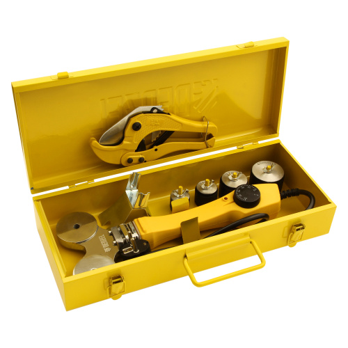 Аппарат для сварки пластиковых труб DWP-750, 750 Вт, 0-300 град, 4 насадки, 20-40 мм Denzel по ценам производителя в Воронеже с доставкой по всей России